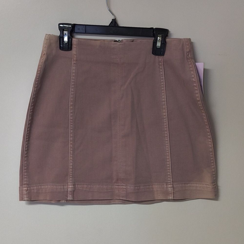 Rose Pink Mini Skirt